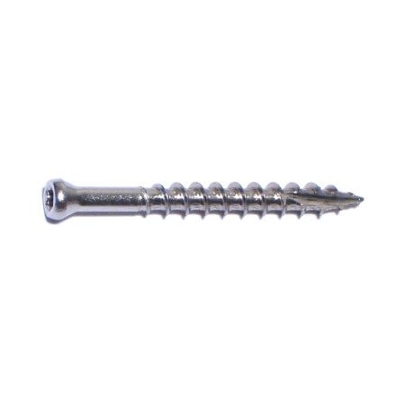 Saberdrive Deck Screw, #8 x 1-5/8 in, Stainless Steel, Trim Head, Torx Drive, 1104 PK 53761